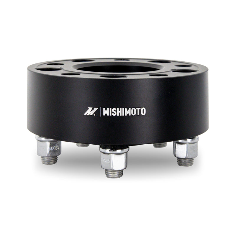 Mishimoto 5x100 Wheel Spacers with 56.1mm Center Bore - M12 Studs - Black Finish for Subaru Legacy