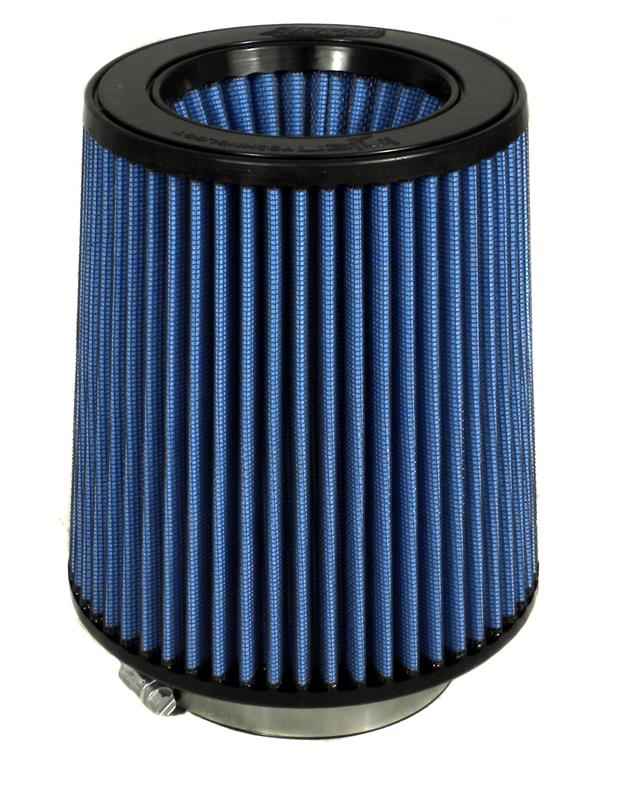 Injen Nanofiber Dry Air Filter - 4in Flange Dia / 6 1/2in Base / 7in Tall / 5 3/8in Top