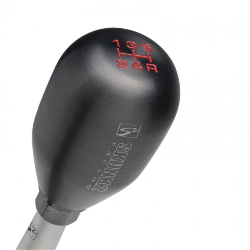 Skunk2 Racing 5-Speed Billet Shift Knob for Nissan, Mazda, Mitsubishi — 10 x 1.25 Thread, PVD Titanium Coating