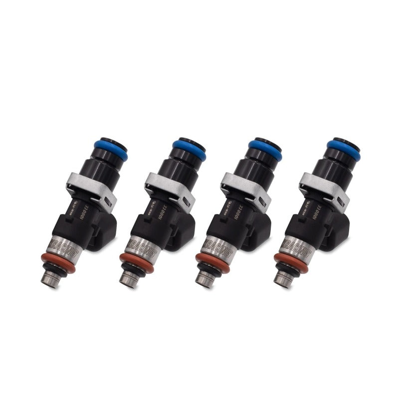 BLOX Racing Eco-Fi Street Fuel Injectors 1000cc/min with 1/2in Adapter for Honda K Series – Set of 4