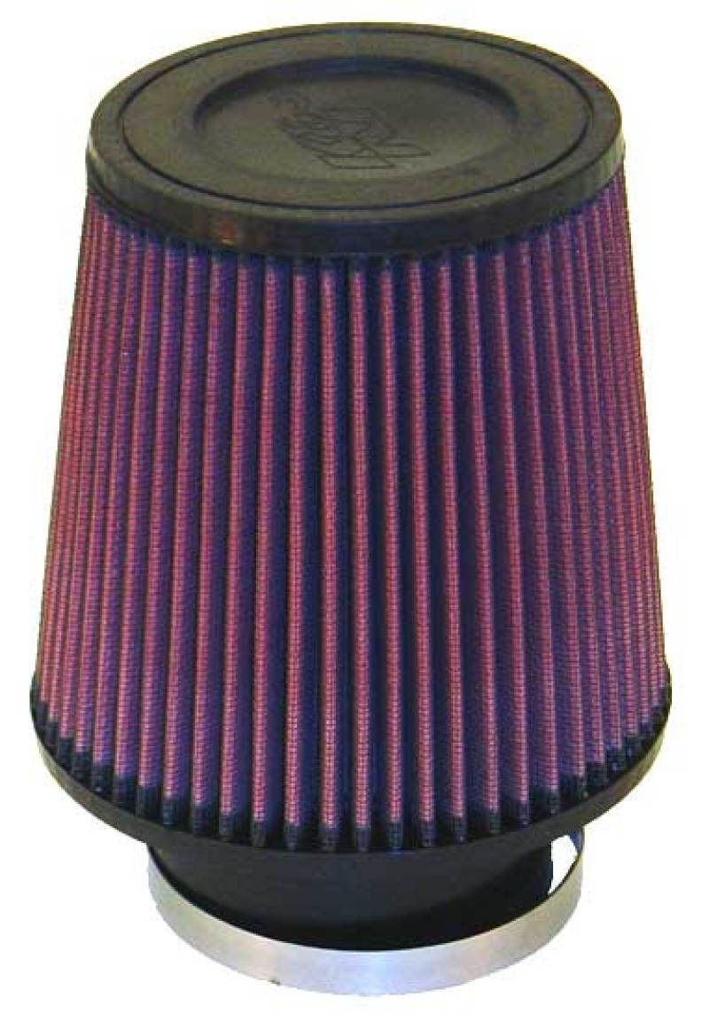 K&N Engineering RE-0950 Universal Rubber Air Filter – 3.5 Inch ID, 6 Inch Height, Reusable and Washable