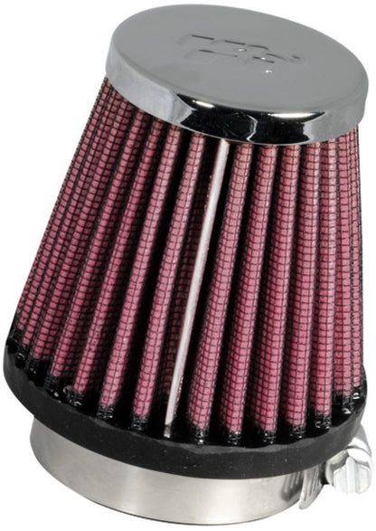 K&N Engineering RC-1060 Universal Chrome Air Filter – 1 15/16 inch Flanged Opening, Reusable and Washable