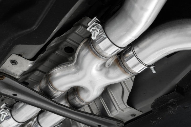 MBRP Armor Pro Series 17+ Infiniti Q60 3.0L Dual Split Rear Cat-Back Exhaust System with 4.5-inch Tips
