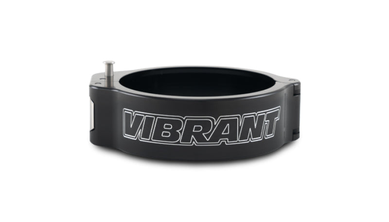 Vibrant 3-inch O.D. Aluminum HD Clamp with Pinless Safety Lock – Anodized Black, Part #32536