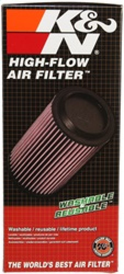 K&N Engineering Universal Rubber Air Filter – 4 Inch Flange, 6 Inch Outer Diameter, 4-5/8 Inch Outer Diameter Top, 12 Inch Height