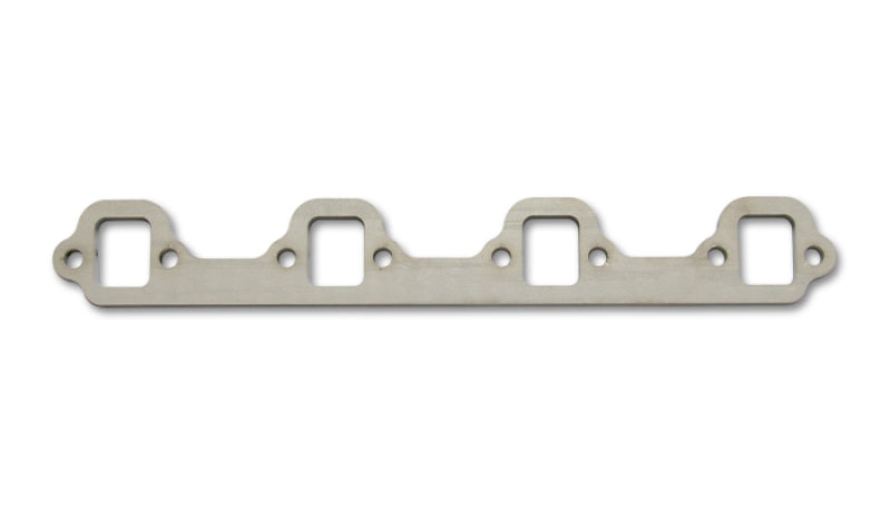 Vibrant T304 Stainless Steel Exhaust Manifold Flange for Ford 260-351W - 3/8 Inch Thick, Sold in Pairs