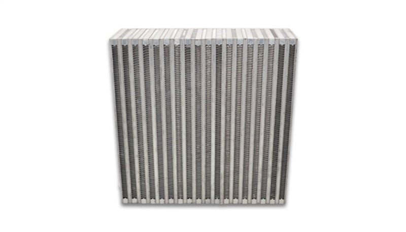 Vibrant Vertical Flow Intercooler Core 12 in W x 12 in H x 3.5 in Thick for High-Performance Applications