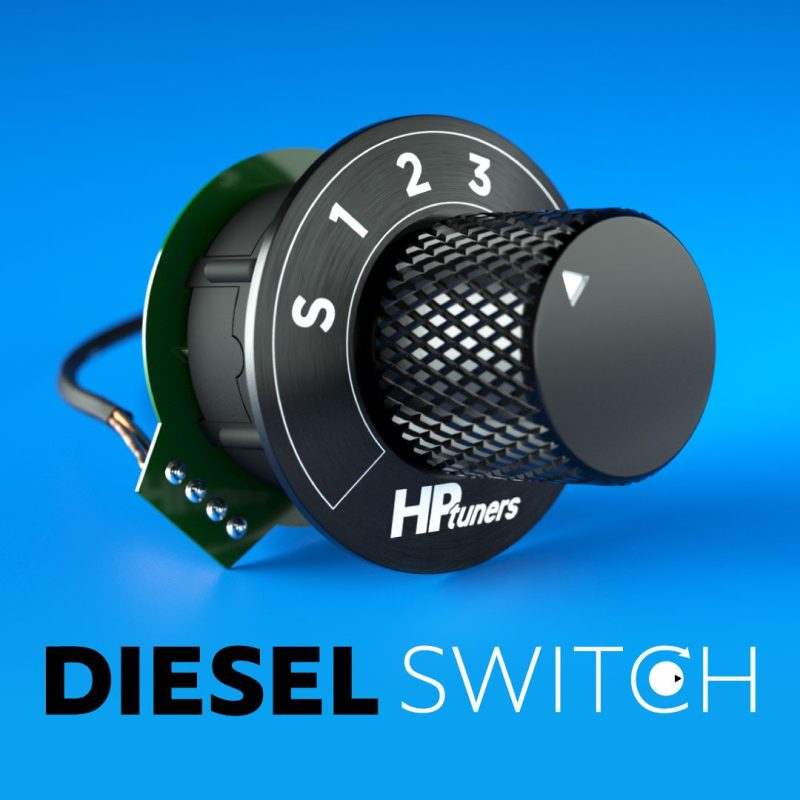 HP Tuners H-M04-00 6-Position Diesel Switch for Chevrolet and GMC Trucks