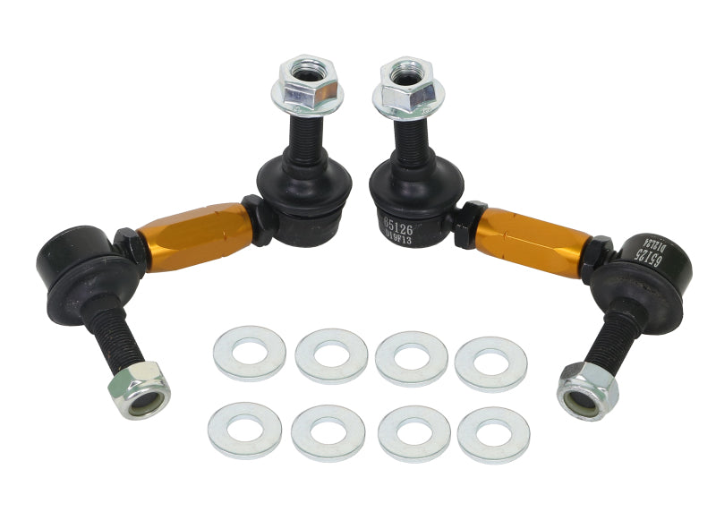 Whiteline KLC110 Adjustable Front Sway Bar Link Assembly for Chevrolet Corvette, Nissan 350Z, and Infiniti G35