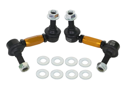 Whiteline KLC110 Adjustable Front Sway Bar Link Assembly for Chevrolet Corvette, Nissan 350Z, and Infiniti G35