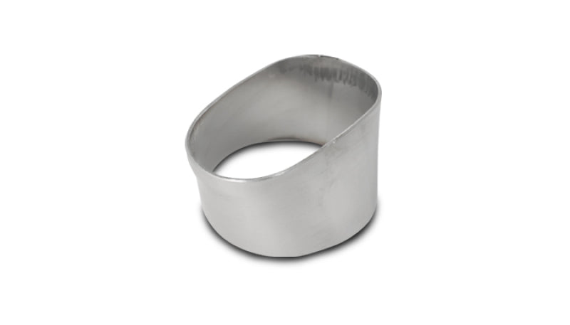 Vibrant Performance 1448A Stainless Steel Turbo Flange Transition Adapter - 90mm x 55mm Oval to 76mm Round for Turbocharger Applications