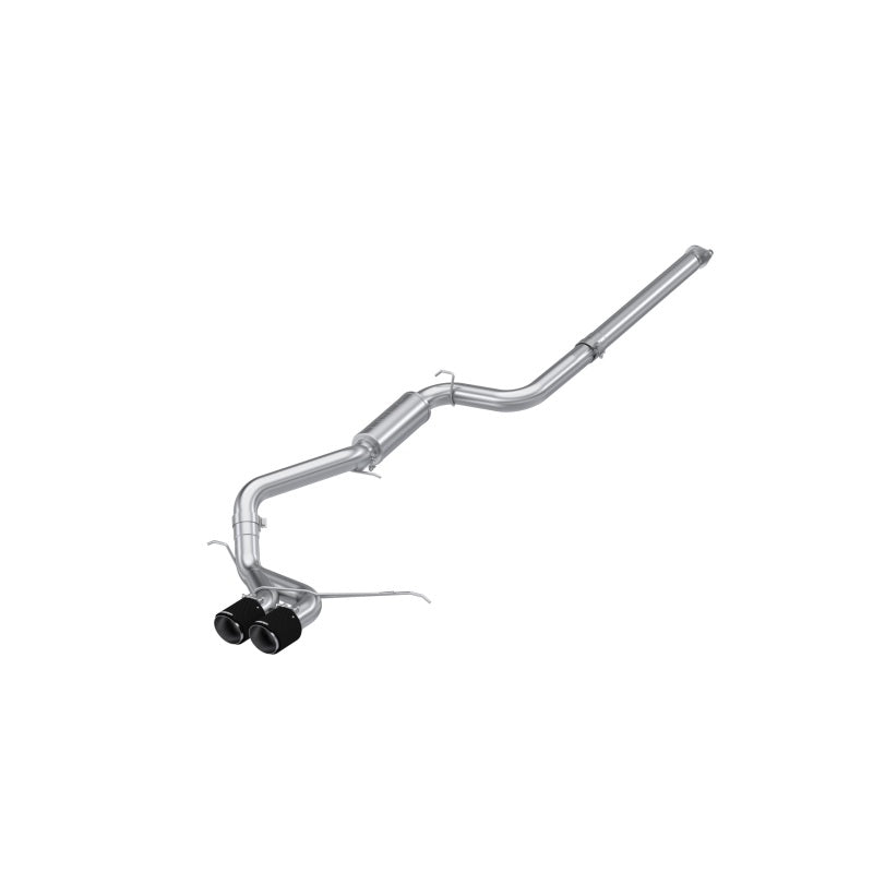 MBRP Armor Pro Series Cat-Back Exhaust System for Ford Focus 2013-2018 with 3-inch Dual Outlet and Carbon Fiber Tips