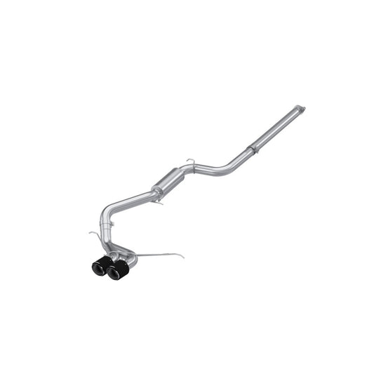 MBRP Armor Pro Series Cat-Back Exhaust System for Ford Focus 2013-2018 with 3-inch Dual Outlet and Carbon Fiber Tips