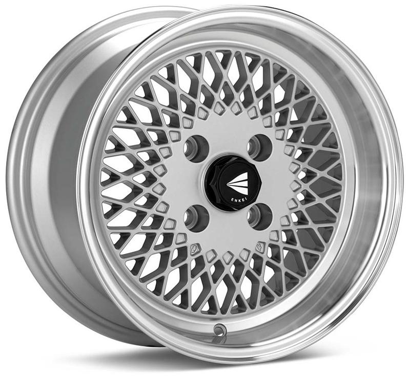 Enkei Enkei92 Classic Line 15x8 Silver Wheel with 25mm Offset and 4x100 Bolt Pattern