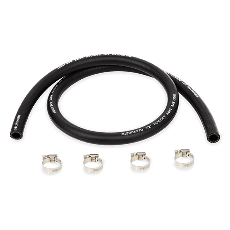 Mishimoto Universal Catch Can Hoses 0.5 inch x 4 ft - Durable Automotive PCV Hose
