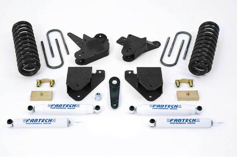 Fabtech 01-04 Ford F-250/350 6-Inch Basic Lift System with Performance Shocks - Part K2098