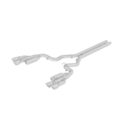 MBRP Armor Pro Series 3-Inch Cat Back Exhaust System for Ford Mustang GT 2018-2022 with Quad Tips