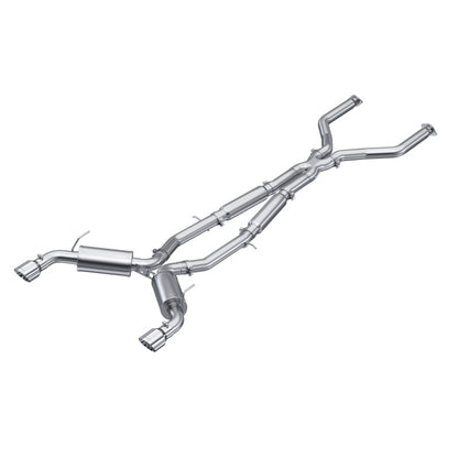 MBRP Armor Pro Series Cat-Back Exhaust System for Infiniti Q50 2016-2021 – Dual Split Rear with 4.5-inch Tips