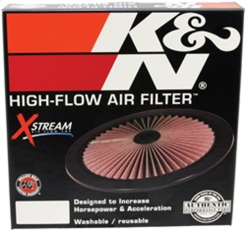 K&N Engineering X-Stream Air Flow Top Filter 11 Inch - Black