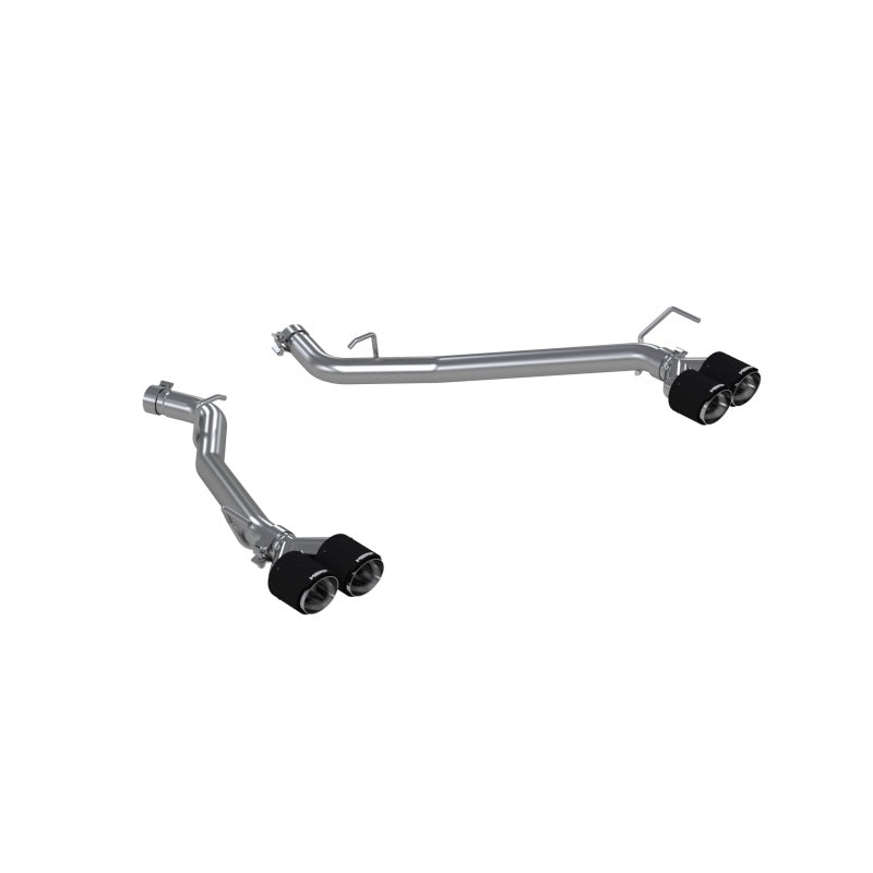 MBRP Armor Pro Series Dual Rear Axle Back Exhaust System for Ford Explorer and Lincoln Aviator - T304 Stainless Steel with Quad Carbon Fiber Tips