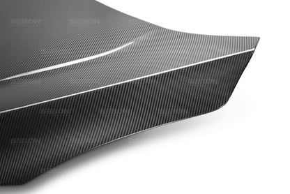 Seibon OEM Style Carbon Fiber Hood for 2016-2017 Honda Civic Coupe Sedan Hatchback
