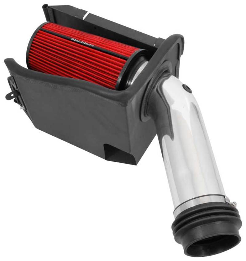 Spectre 94-97 Ford Super Duty 7.3L Diesel Air Intake Kit with Polished Aluminum Tubing and Reusable Filter
