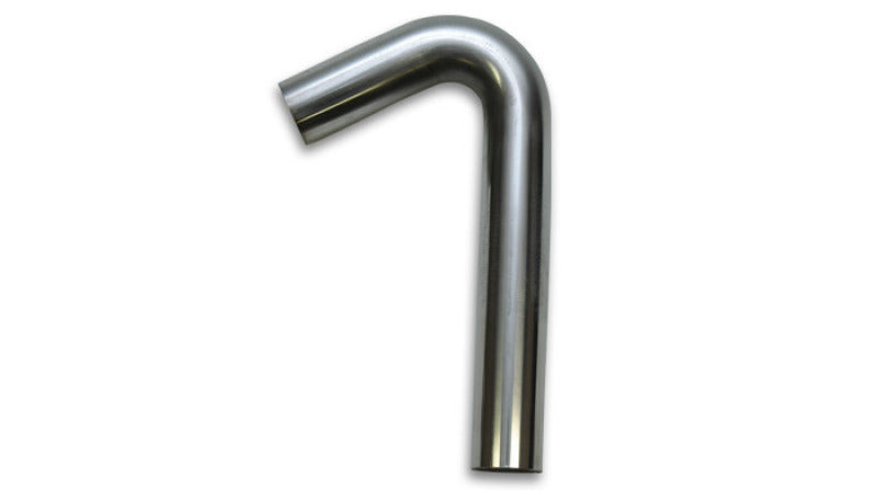 Vibrant 2-Inch OD T304 Stainless Steel 120 Degree Mandrel Bend with 4-Inch and 12-Inch Leg Lengths