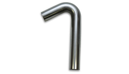 Vibrant 1.5 inch OD T304 Stainless Steel 120-Degree Mandrel Bend - 4 inch x 12 inch Legs, Part #13002