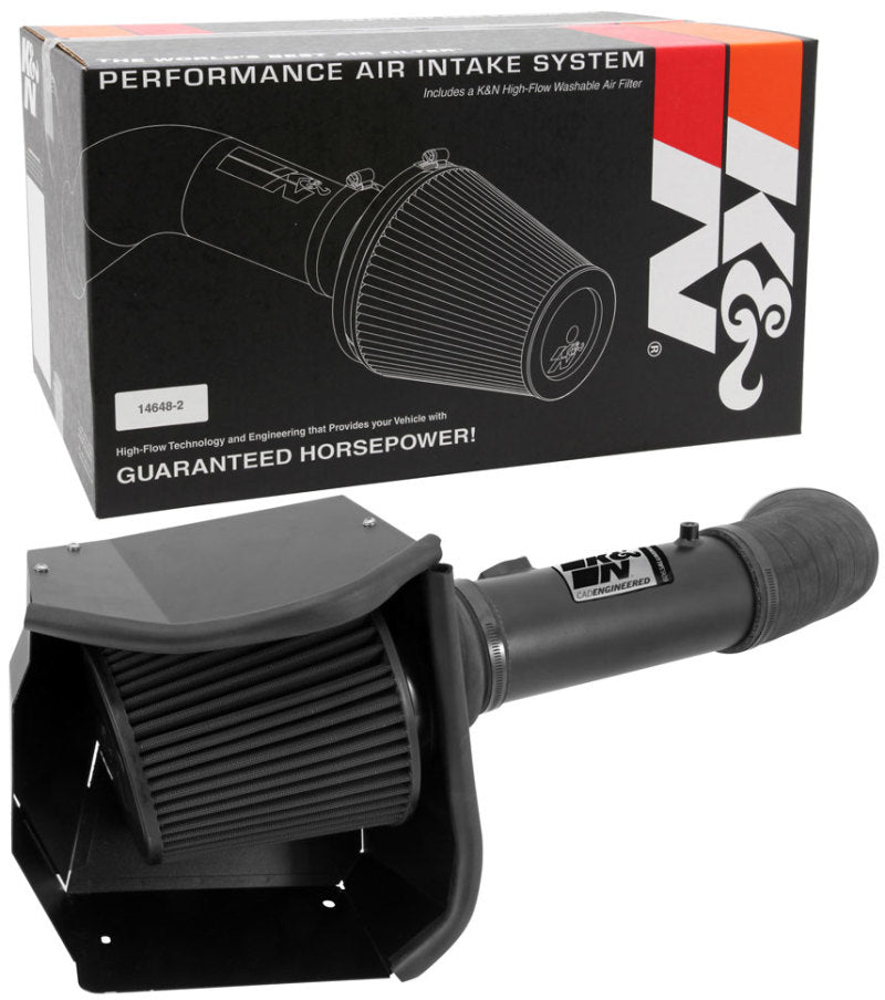 K&N Engineering Blackhawk Induction Cold Air Intake Kit for Ford F-250 Super Duty 6.7L V8 (Part #71-2582)