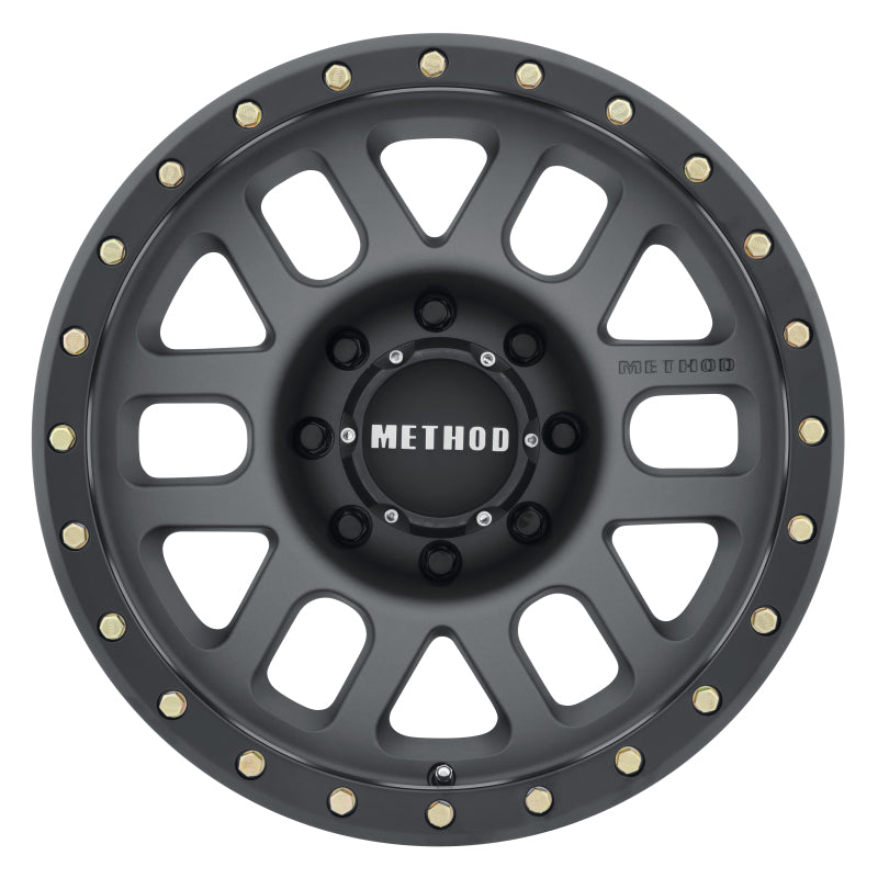 Method MR309 Grid 18x9-Inch Alloy Wheel with +18mm Offset and Titanium Finish
