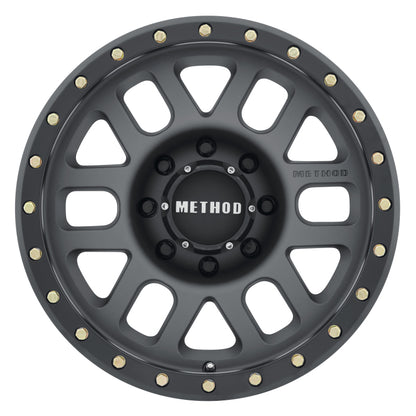Method MR309 Grid 18x9-Inch Alloy Wheel with +18mm Offset and Titanium Finish