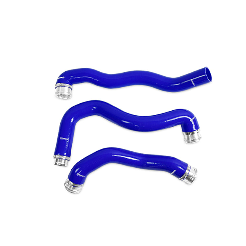 Mishimoto 08-10 Ford 6.4L Powerstroke Coolant Hose Kit (Blue) with Aluminum Couplers