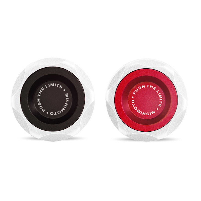Mishimoto Honda Oil Filler Cap - Red | CNC Billet Aluminum Engine Bay Upgrade