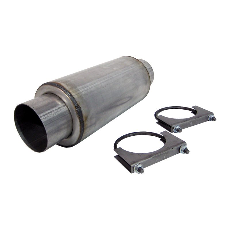 MBRP R2009 Armor Lite Resonator - 4 Inch Inlet/Outlet, 12 Inch Body, 18 Inch Overall, Aluminized Steel Performance Muffler
