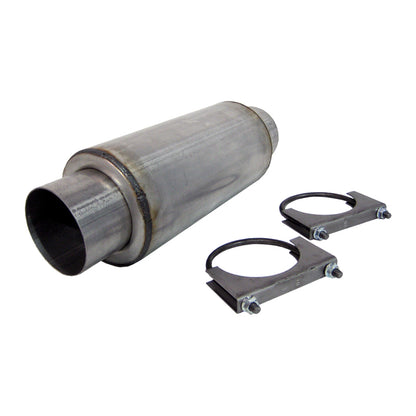 MBRP R2009 Armor Lite Resonator - 4 Inch Inlet/Outlet, 12 Inch Body, 18 Inch Overall, Aluminized Steel Performance Muffler