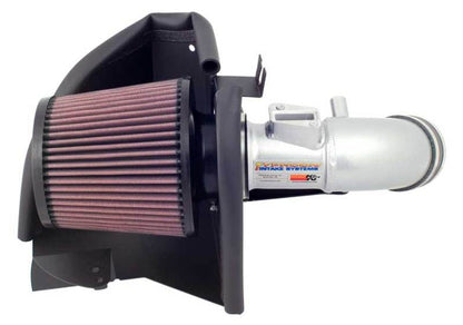 K&N Engineering 69-1013TS Silver Typhoon Short Ram Intake for 2006-2008 Honda Civic 1.8L
