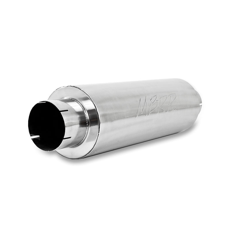 MBRP Universal Quiet Tone Diesel Muffler with 5-inch Inlet/Outlet and 8-inch Diameter Body