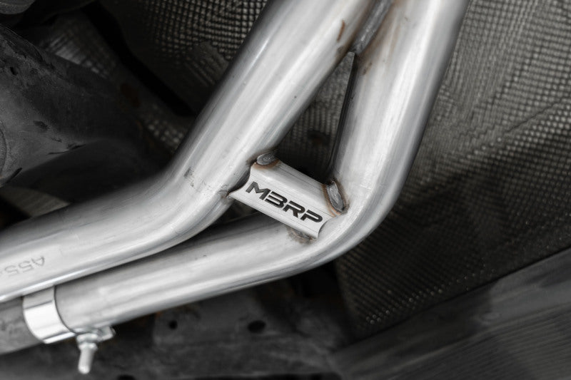 MBRP Armor Pro Series Muffler Bypass for 2010-2015 Audi S4/S5 3.0TFSI - T304 Stainless Steel, 2.25 Inch Diameter