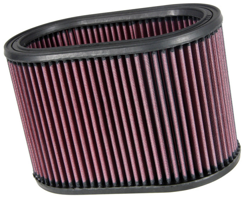 K&N Engineering E-3491 Oval High-Flow Air Filter - 8-7/8in Length, 5-1/4in Width, 6in Height for Automotive Engines