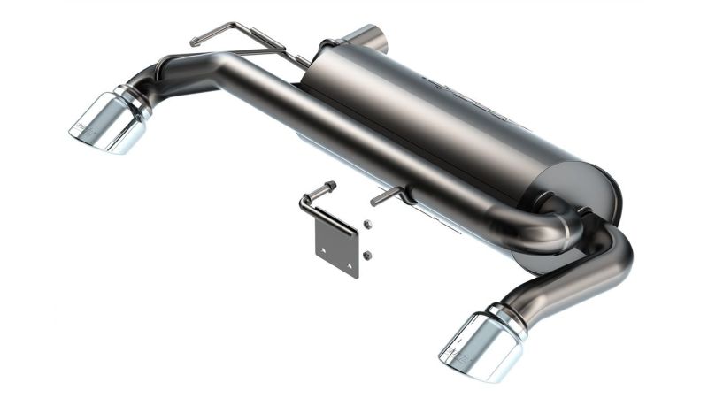 Borla 21-22 Ford Bronco 2.7L V6 ATAK Axle-Back Exhaust with Bright Chrome Tips