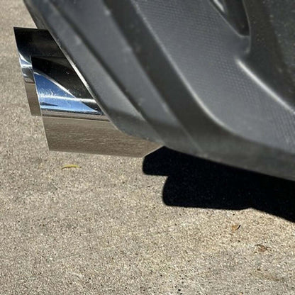 BLOX Racing 2022+ WRX Muffler Delete / Axle Back Single Wall 4-inch Polished Tips