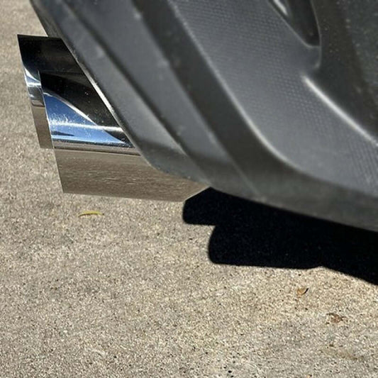 BLOX Racing 2022+ WRX Muffler Delete / Axle Back Single Wall 4-inch Polished Tips