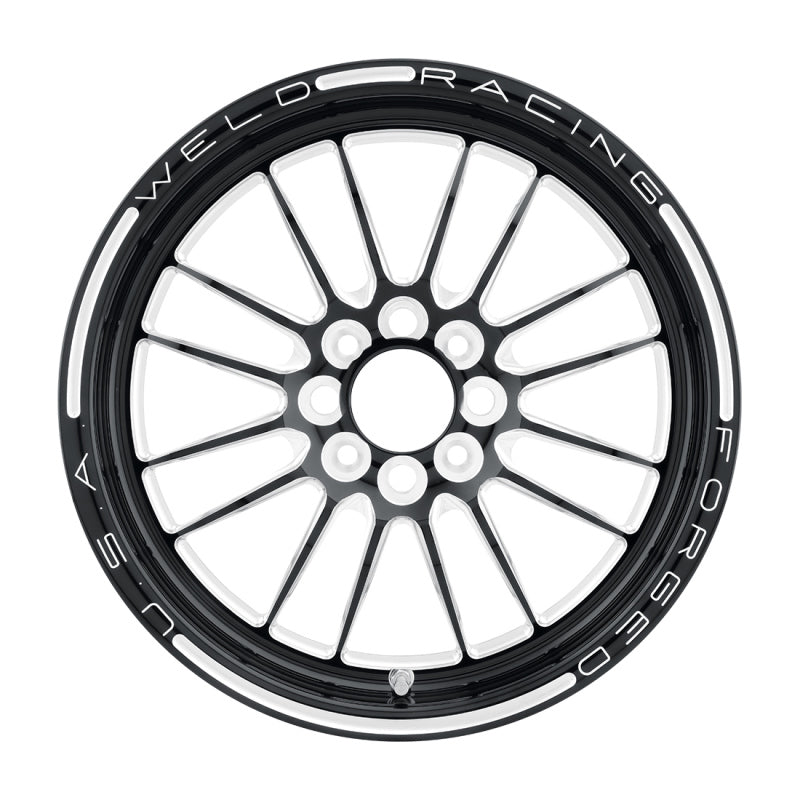 Weld Tuner Import 15x3.5-inch Black Alloy Wheel with 4x100mm Bolt Pattern