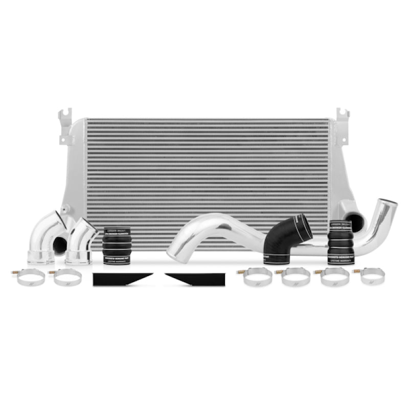 Mishimoto 2006-2010 Chevy Duramax Intercooler Kit with Polished Aluminum Piping and Cast Aluminum End Tanks