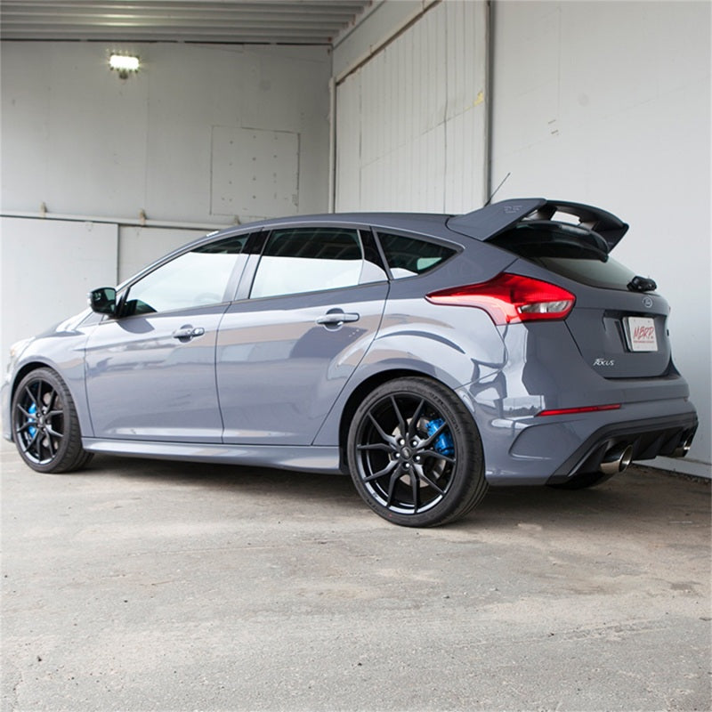 MBRP Armor Lite Series 3-Inch Aluminized Dual Outlet Cat-Back Exhaust for Ford Focus (2016-2018)
