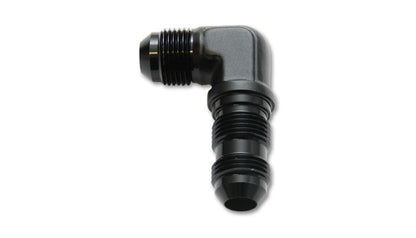 Vibrant -16AN Bulkhead Adapter 90 Degree Elbow Fitting in Anodized Black