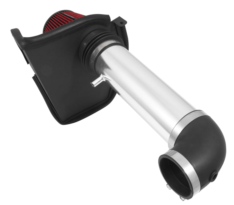 Spectre 11-17 Dodge Challenger/Charger 5.7L V8 Air Intake Kit – Polished Aluminum with Red Reusable Filter