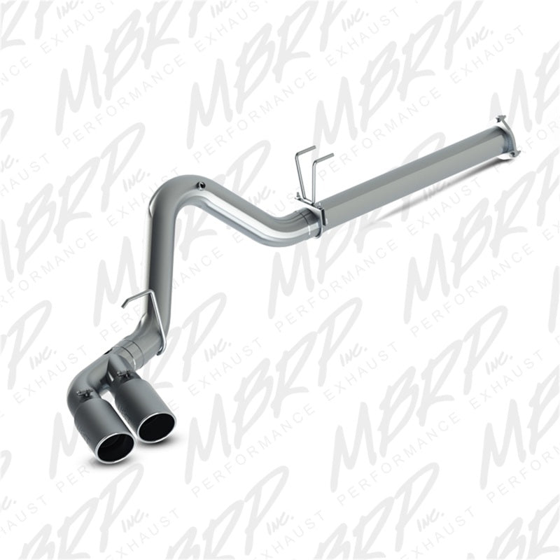 MBRP Armor Plus Series 4-Inch Exhaust System with Dual Side Exit and 5-Inch Tips for Ford F-250/F-350 Super Duty (Part S6288409)