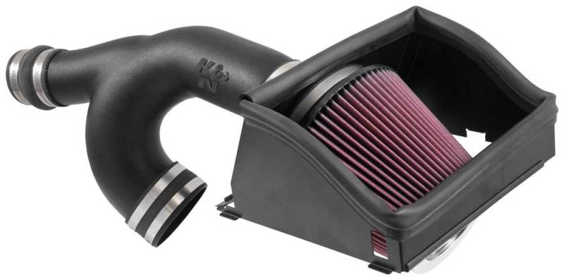 K&N Engineering 57-2593 High-Flow Cold Air Intake Kit for 2015-2017 Ford F-150 2.7L V6