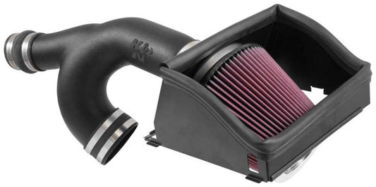 K&N Engineering 57-2593 High-Flow Cold Air Intake Kit for 2015-2017 Ford F-150 2.7L V6